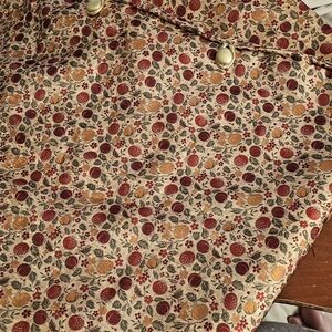 Martha Stewart Tree Skirt - Red and Orange